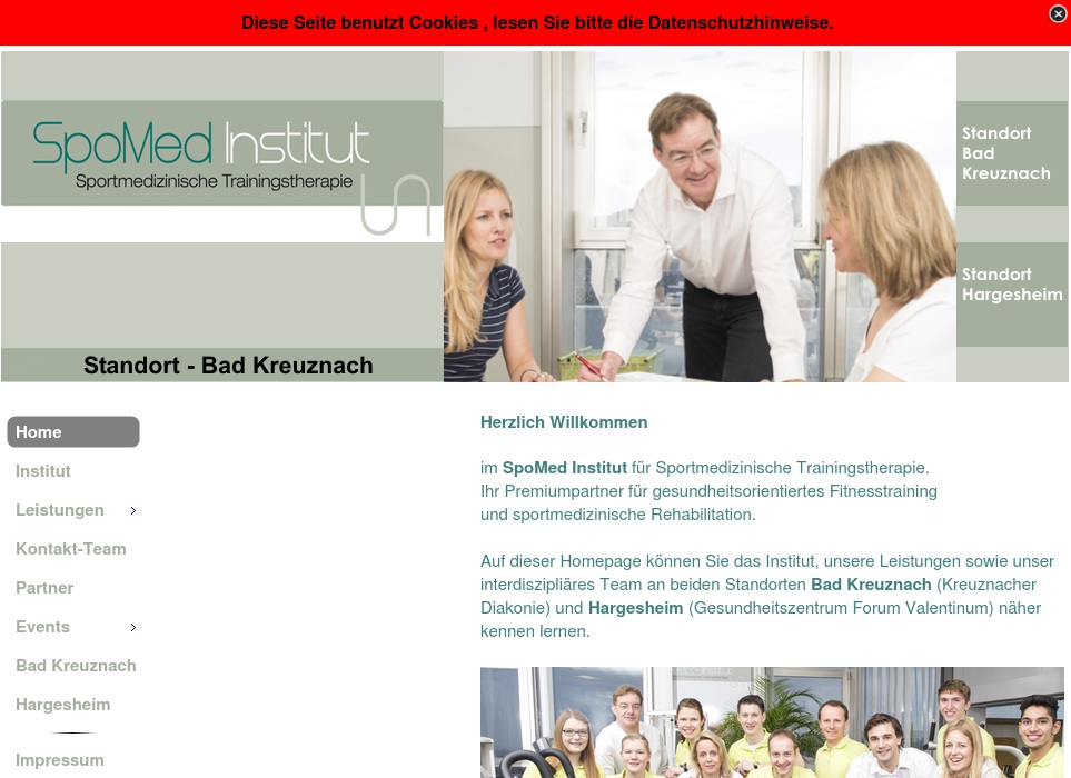 SpoMed  Institut für Sportmedizinische Trainingstherapie Bad Kreuznach GmbH