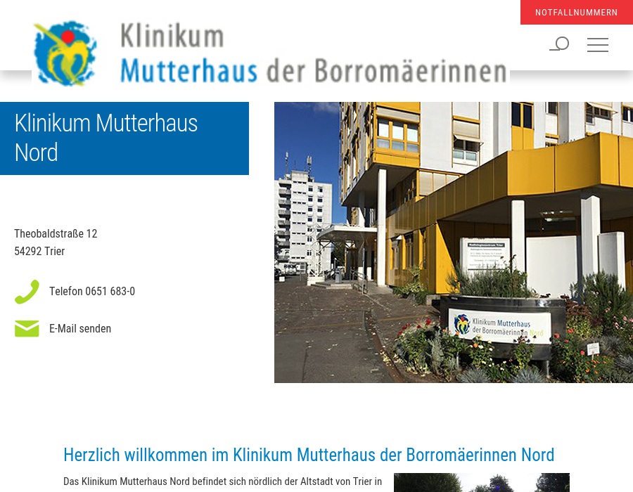 Klinikum Mutterhaus der Borromäerinnen gGmbH - Standort Nord