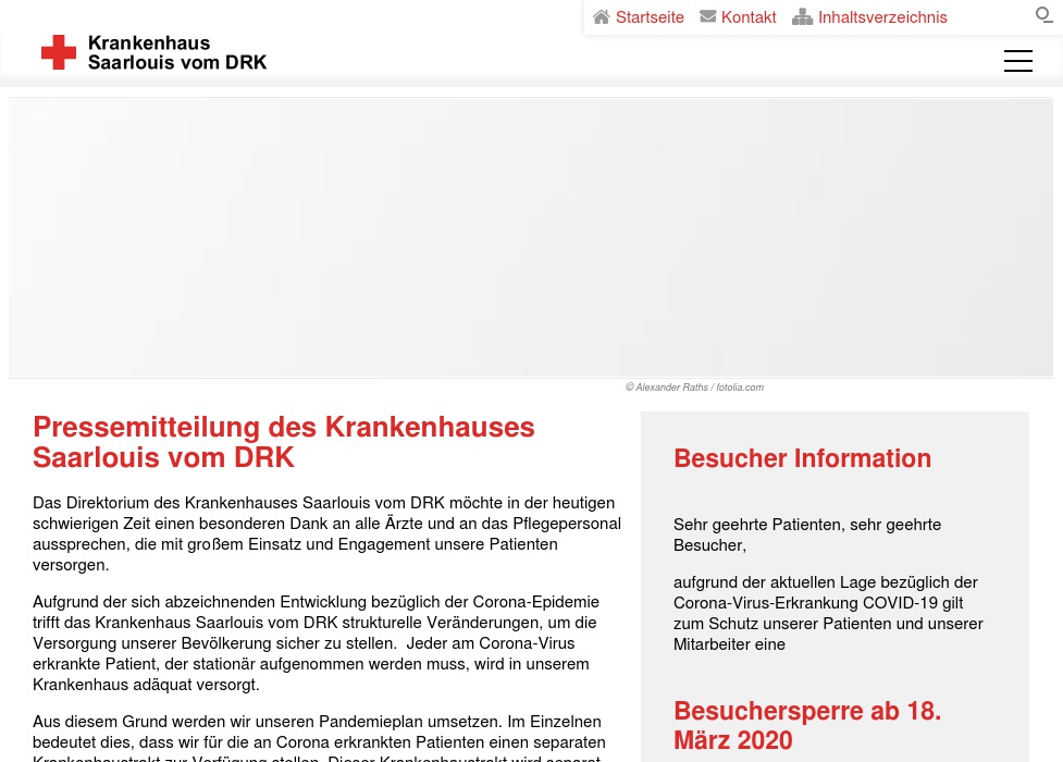 Krankenhaus Saarlouis vom DRK