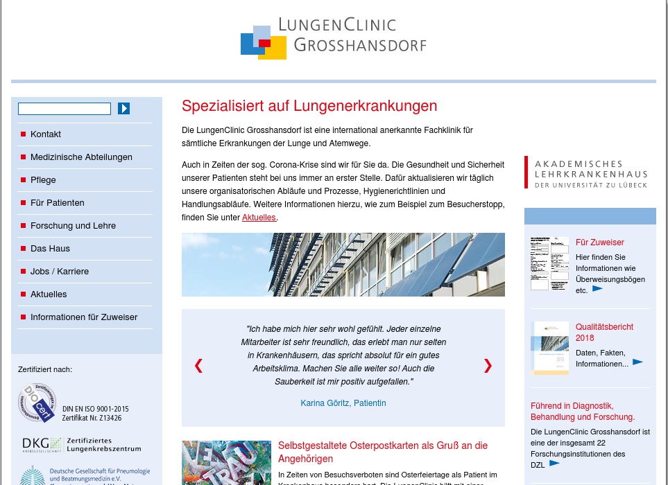 LungenClinic Grosshansdorf