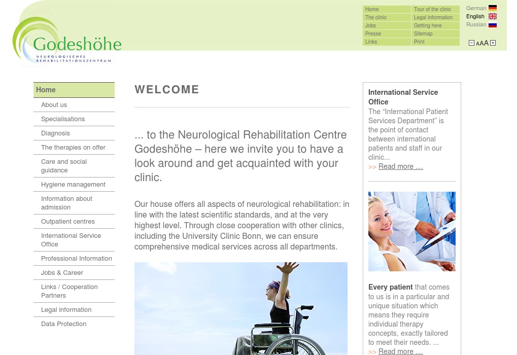 Neurologisches Rehabilitationszentrum Godeshöhe e.V. 