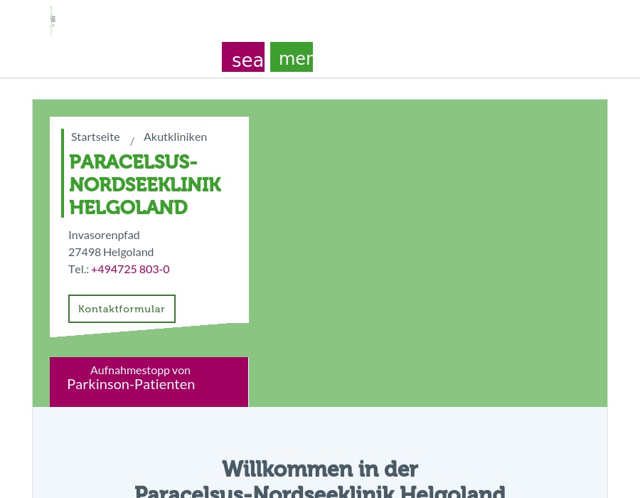 Paracelsus-Nordseeklinik Helgoland