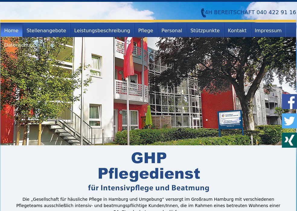 GHP Gesellschaft für häusliche Pflege mbH