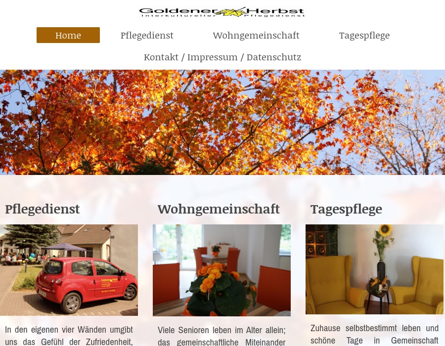 Interkultureller Fachpflegedienst Goldener Herbst