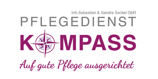 Logo: Pflegedienst Kompass Sebastian und Sandra Seckel