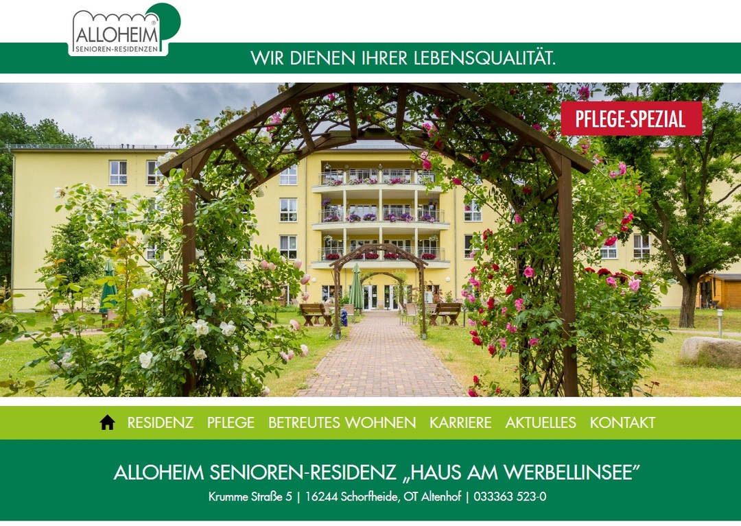 Alloheim Senioren-Residenz "Haus am Werbelinsee" Ambulanter Pflegedienst