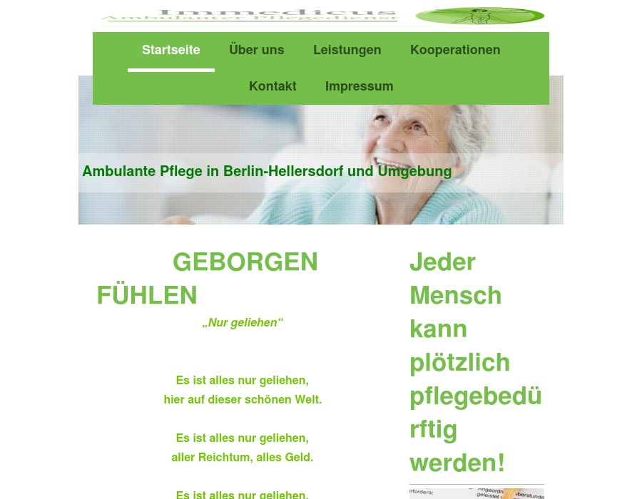 Immedicus GmbH Ambulanter Pflegedienst Berlin