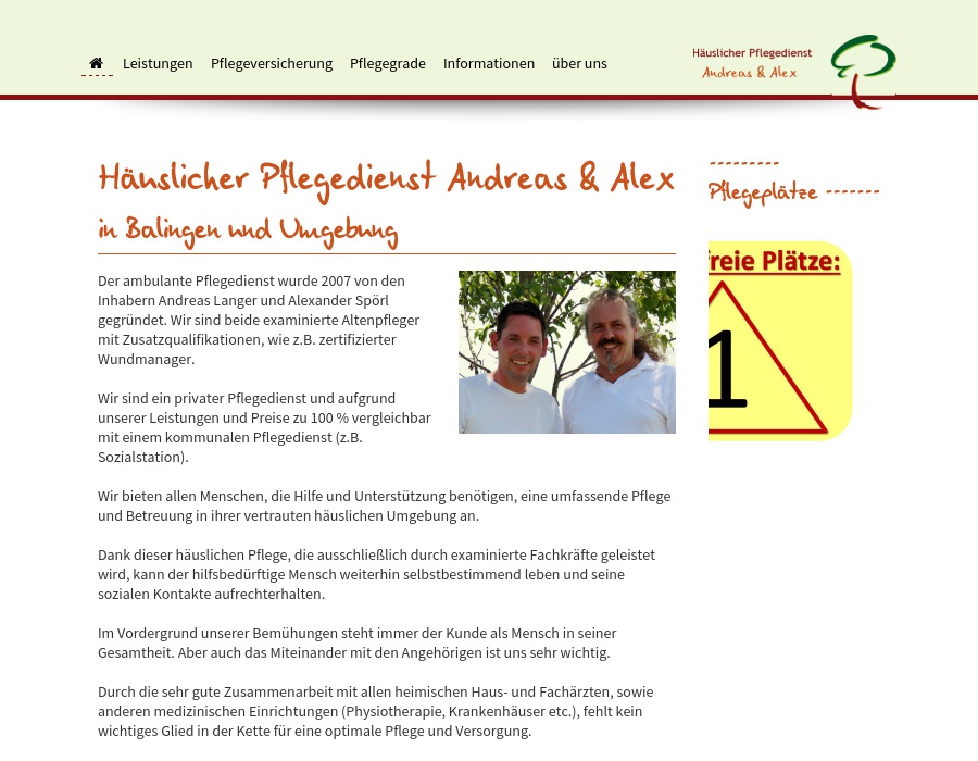 Häuslicher Pflegedienst Andreas & Alex GmbH